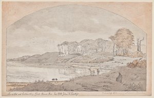 Las Asnæs, zatoka nad fiordem Kalundborg autorstwa Johan Thomas Lundbye