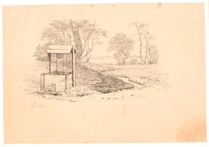 Źródło. Ilustracja do "Bajek dla dzieci" Kaalunda. Zobacz komentarz z katalogu arkuszy. autorstwa Johan Thomas Lundbye