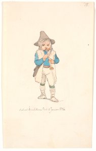 Lille "pifferaro" autorstwa Johan Thomas Lundbye