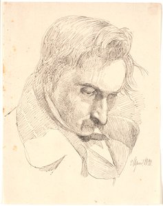Portret jednego z braci artysty autorstwa Johan Thomas Lundbye