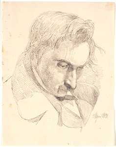 Portret jednego z braci artysty autorstwa Johan Thomas Lundbye