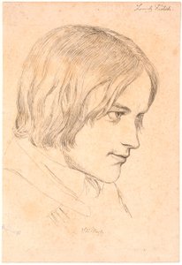 Portret malarza Lorenza Frølicha (1820-1908) autorstwa Johan Thomas Lundbye