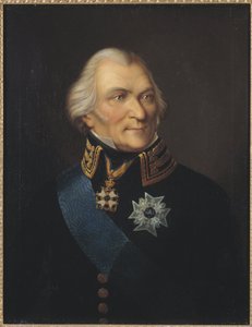 Portret hrabiego Johana Christophera (Kristoffera) von Toll (1743-1817), nawiasem mówiąc, Johann Wilhelm Carl (1792-1873). Olej na płótnie. Wymiar : 75x62 cm. Muzeum Narodowe w Sztokholmie autorstwa Johan Way