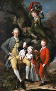 „Henryk Rycerz Tythegston, 1738-1772 z dziećmi”, 1770
