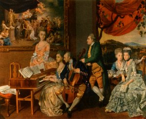 „The Gore Family with George, trzeci hrabia Cowper”, ok. 1775, 1942 r.