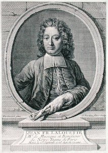 Jean Francois Lalouette (1651-1728) grawerowany przez Jacques-Nicolas Tardieu (1716-91) (grafika) autorstwa Johann (after) Ferdinand