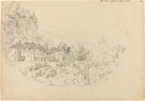 Zacieniona altana w dolinie Gragnano autorstwa Johann Adam Klein