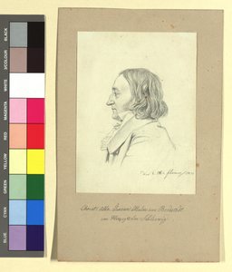 Christian Albrecht Jensen (1792-1870), malarz autorstwa Johann Adam Klein