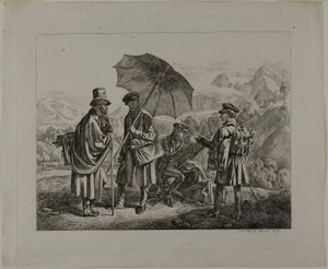 Artyści w podróży autorstwa Johann Adam Klein