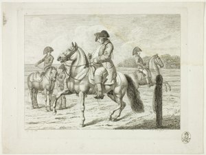 Szkoła jeździecka i konie autorstwa Johann Adolph Darnstedt
