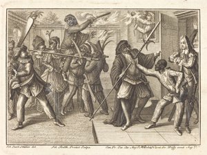 Kapitan odzyskuje wolność autorstwa Johann Balthasar Probst after Johann Jacob Schübler