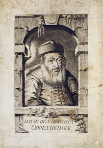 Portret Davida Oppenheima 1664-1736, naczelnego rabina Pragi