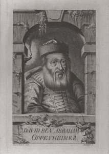 Portret Davida Oppenheima 1664-1736, naczelnego rabina Pragi, 1773