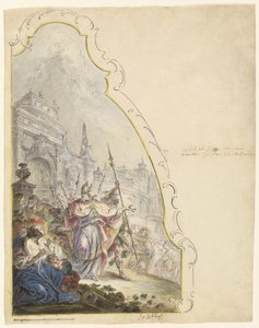 Św. Ignacy opuszczający Antiochię autorstwa Johann Baptist Enderle