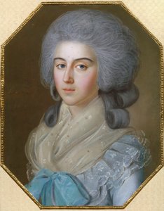Portret hrabiny Anny Aleksandrownej Golicyny (1739-1816), baronowej Stroganowej, żony Michaiła Michajłowicza Golicyna (1731-1806) - Rysunek Johanna Bardou (1745-1788)