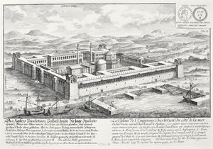 Pałac Dioklecjana (245-313), Split, Jugosławia, z „Projektu architektury historycznej”, 1721 autorstwa Johann Bernhard Fischer von Erlach