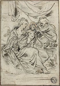 Święta Rodzina autorstwa Johann Boeckhorst