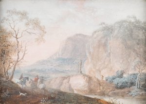 krajobraz autorstwa Johann Christian Brand