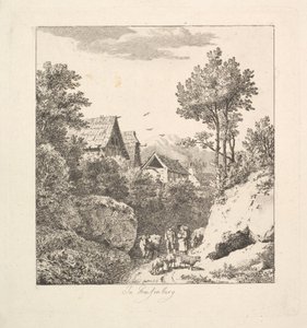 W Regenbergu, 1815. autorstwa Johann Christian Erhard