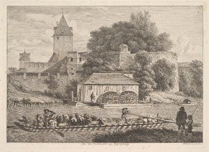Mur miejski Regensberg, 1817 r.