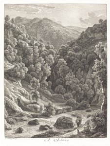 Subiaco (W pobliżu Subiaco) autorstwa Johann Christian Reinhart