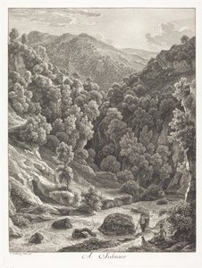 W Subiaco (w pobliżu Subiaco) autorstwa Johann Christian Reinhart