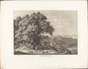 Castella Gandolfo autorstwa Johann Christian Reinhart
