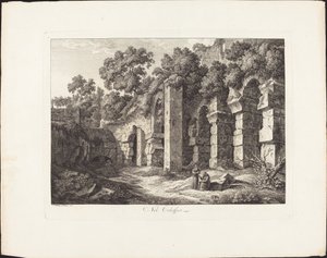 W Koloseum autorstwa Johann Christian Reinhart