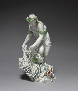 Rybka, fabrykant Ludwigsburg Fabryka Porcelany, Niemcy, ok. 1765 (porcelana z dekoracją emaliowaną i złoconą) autorstwa Johann Christian Wilhelm Beyer