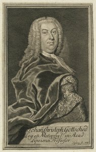 Gottsched autorstwa Johann Christoph Sysang