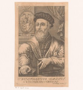 Portret van Wolfganga Laziusa autorstwa Johann Christoph Winkler