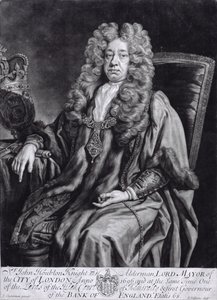 Sir John Houblon (1632-1711) wyryty przez R. Williams