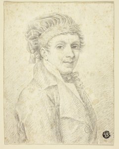 Popiersie mężczyzny w kapeluszu autorstwa Johann Elias Ridinger
