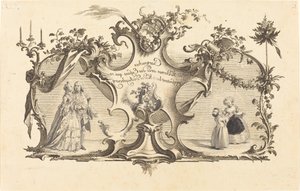 Nowoczesne wkłady z dziećmi reprezentującymi tryby Augsburga autorstwa Johann Esaias Nilson