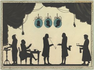 David Roentgen and Company w Sankt Petersburgu, ca. 1784-86. autorstwa Johann Friedrich Anthing