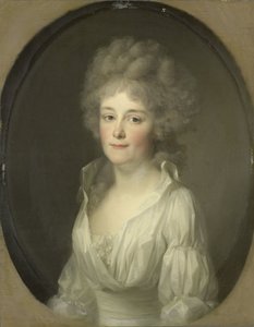 Portret Johanny Ferdinandy van Collen, żony Salomona Rendorpa autorstwa Johann Friedrich August Tischbein