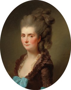 Portret markizy de Chambray, ur. Vernier de Joyencourt, 1776 r. autorstwa Johann Friedrich August Tischbein