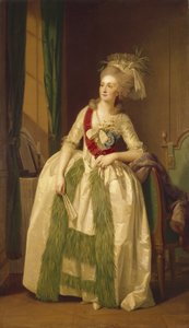 Portret księżniczki Natalii Władimirownej Saltykowej, lata 80. XVIII w autorstwa Johann Friedrich August Tischbein