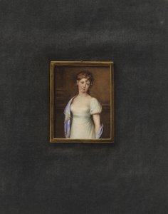 Portret nieznanej młodej kobiety autorstwa Johann Friedrich Leybold