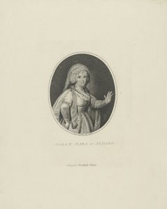 Gertrud Elisabeth Mara, z domu Schmeling 1749-1833 jako Armida, 1801. autorstwa Johann Friedrich Schröter