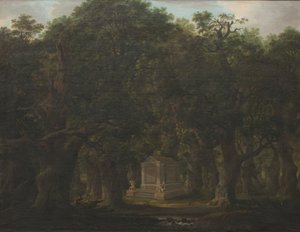 Pomnik w lesie dębowym autorstwa Johann Friedrich Weitsch