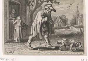 Ślepy w miłości autorstwa Johann Gelle