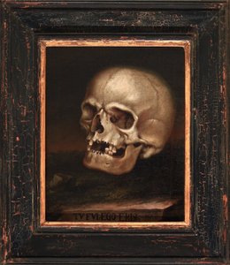 Niemiecki: Ja byłem tobą, ty będziesz mną
Łacina: Tu fui, ego eris autorstwa Johann Georg Dieffenbrunner