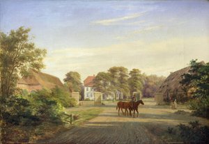 Gut Grabau, niedaleko Oldesloe, 1841 autorstwa Johann Georg Haeselich