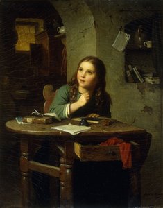 Młoda uczennica, 1864