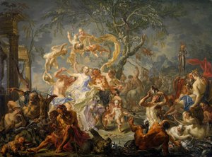 Alegoria złych rządów, 1720-61. autorstwa Johann Georg Platzer