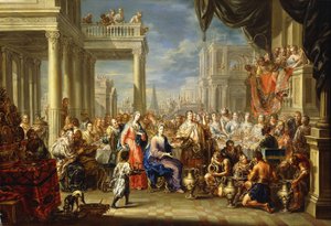 Małżeństwo w Kanie, autorstwa Johann Georg Platzer