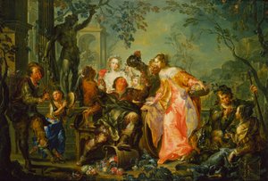 Przyjemności pór roku: jesień autorstwa Johann Georg Platzer