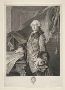 Portret Abla Francois Poissona de Vandi?res, markiza Marigny (1727-1781)