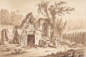 Praczki przed domkiem, 1769.
